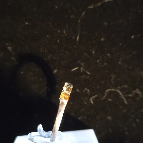 Silver Citrine Ring, 8 - Picture 2 of 7